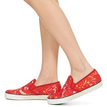 Women's Loafers Colors of California Red