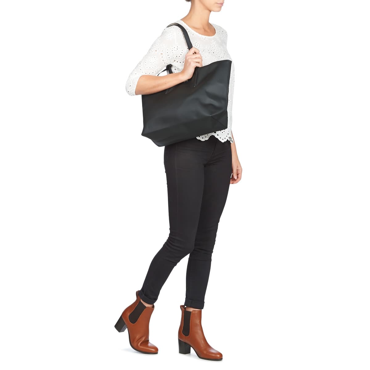 Women's Tote Bags Lacoste Black