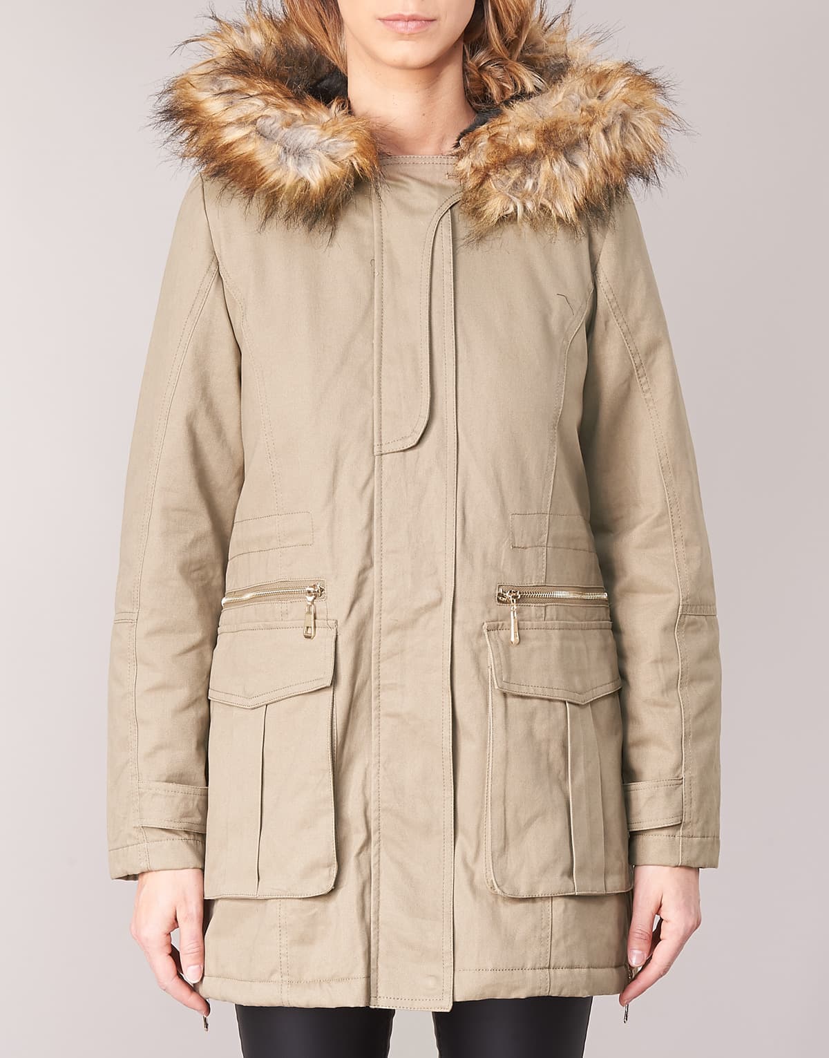 Women's Parkas Moony Mood Beige