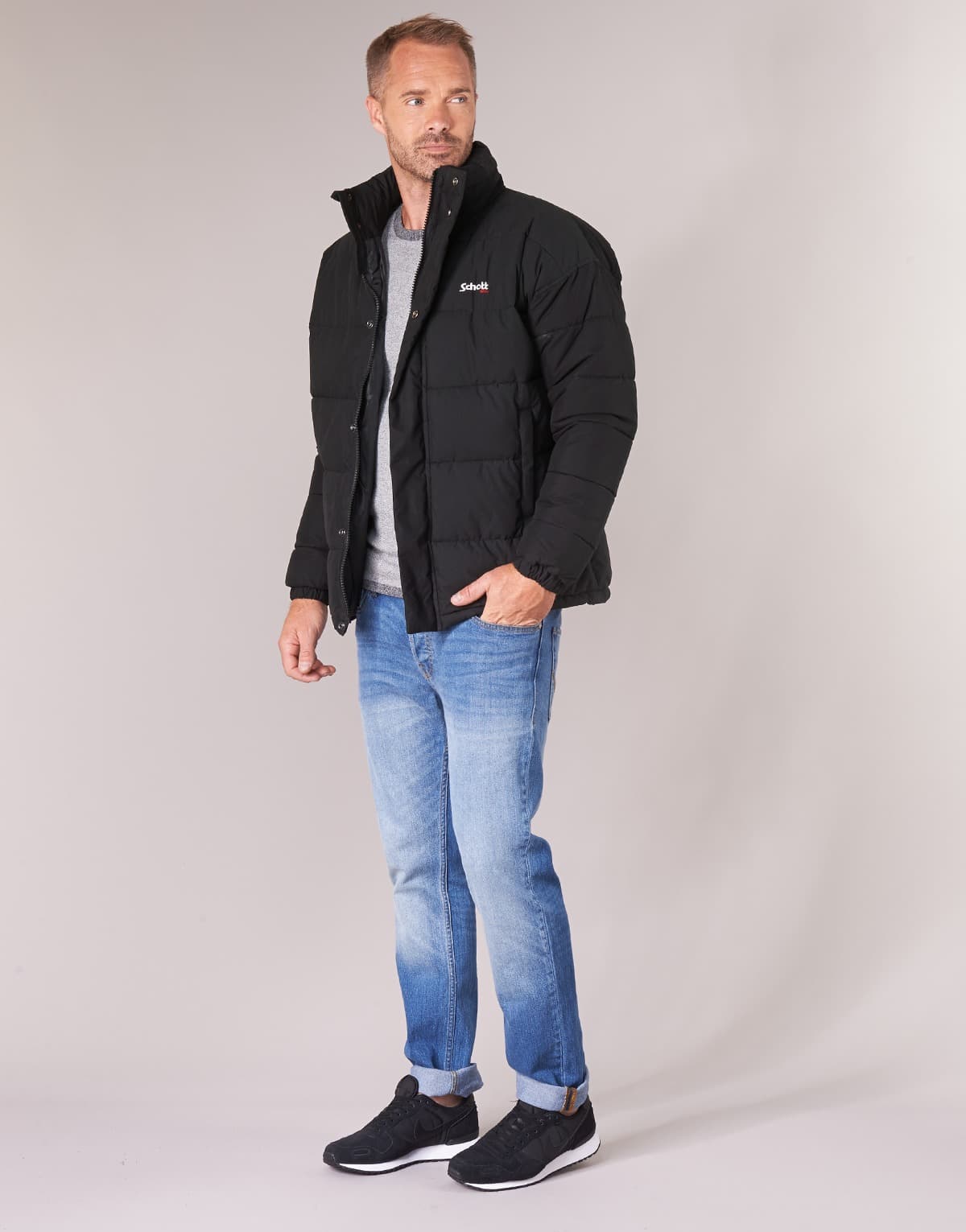 Men's Jackets Schott Black