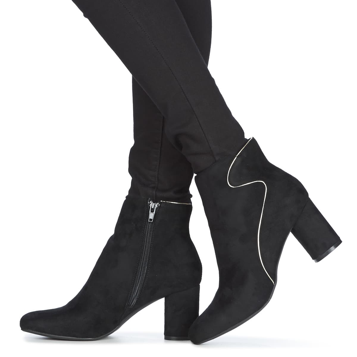 Women's Ankle Boots Moony Mood Black