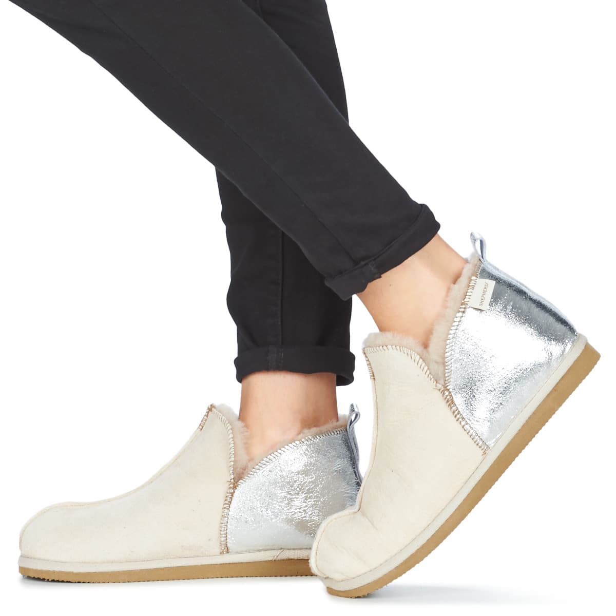 Women's House Slippers Shepherd White