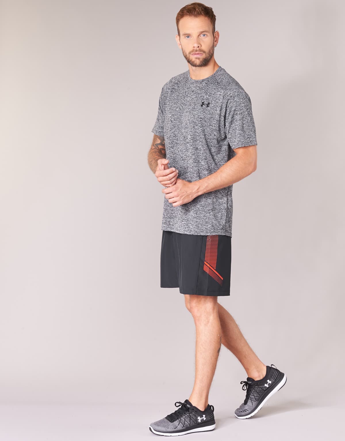Men's T-Shirts Under Armour Gray