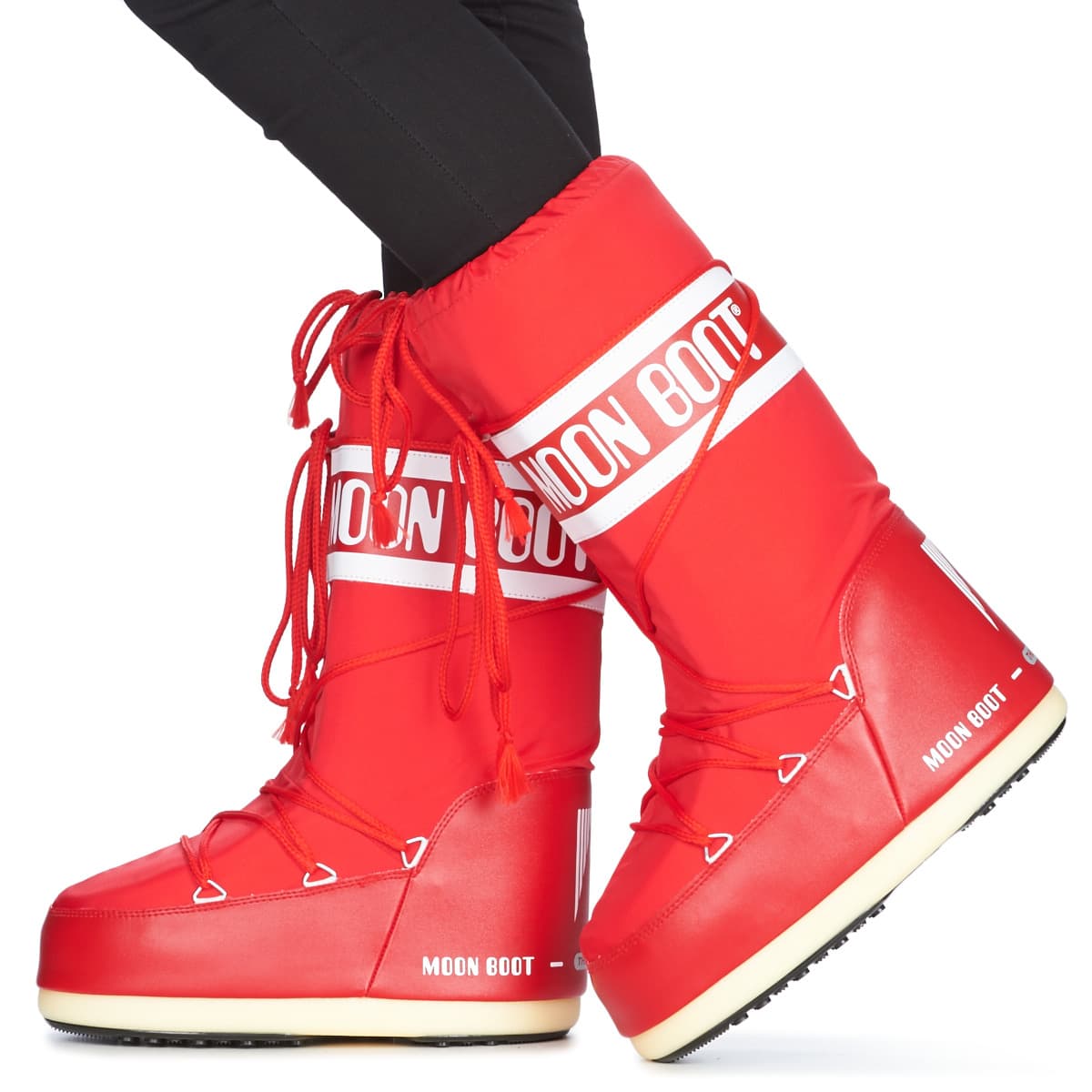 Women's Outdoor Shoes Moon Boot Red