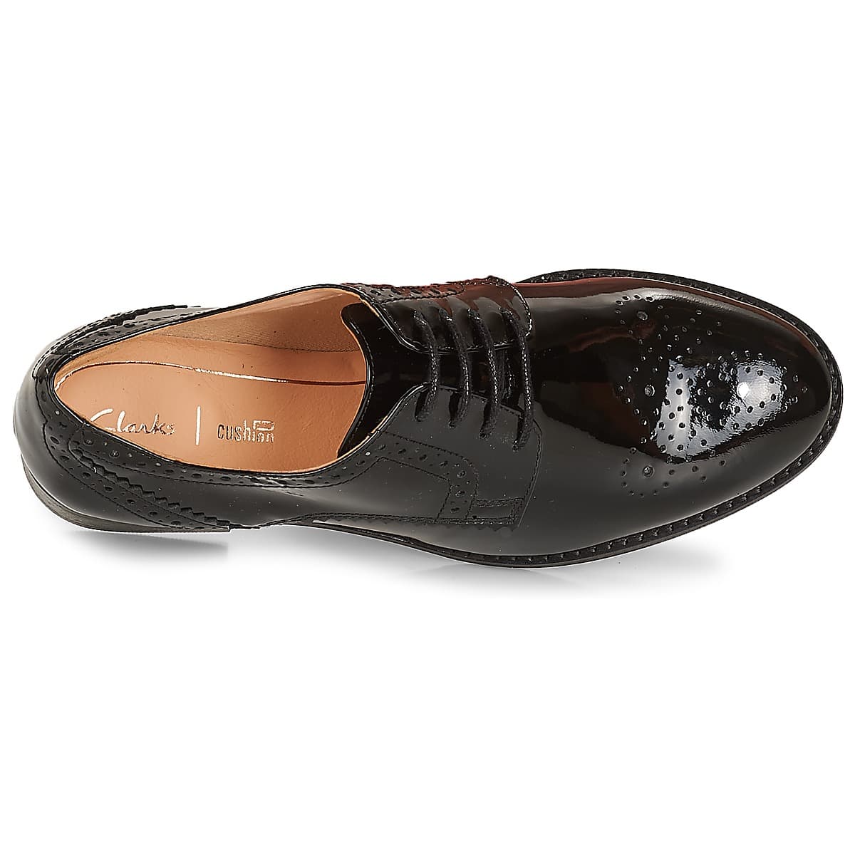 Women's Derby Shoes Clarks Black