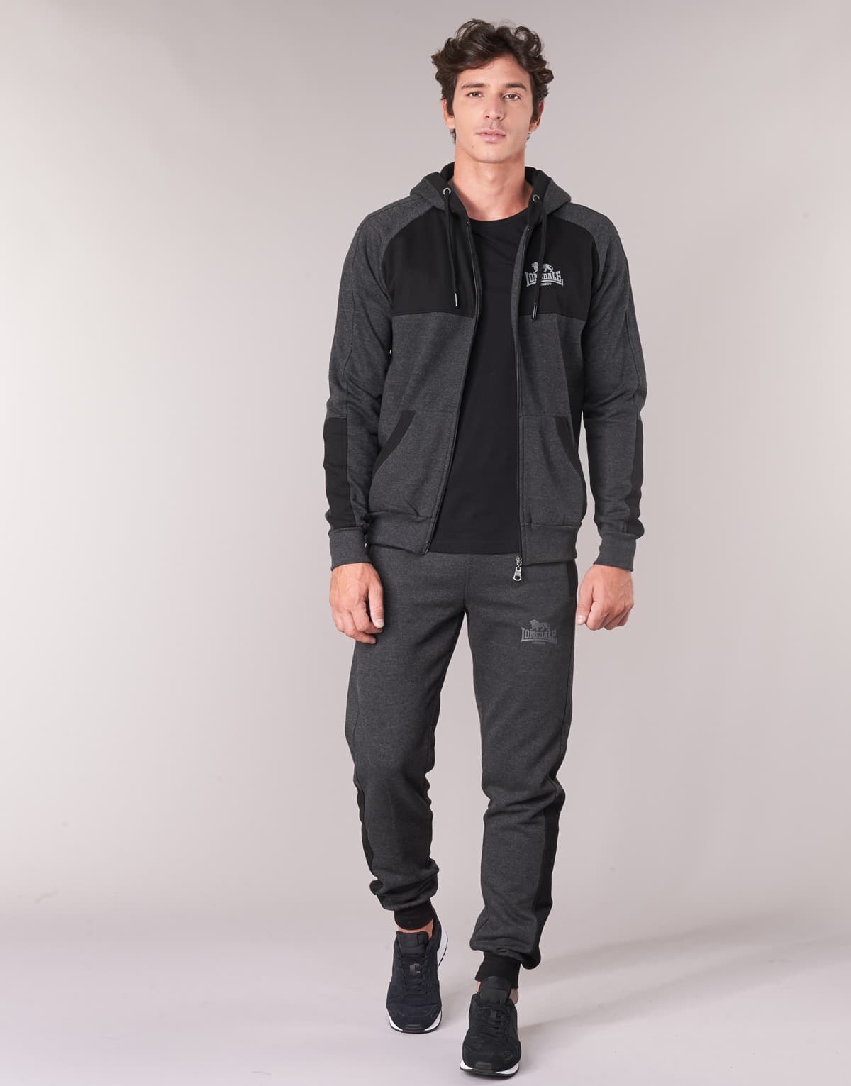 Men's Tracksuits Lonsdale Gray