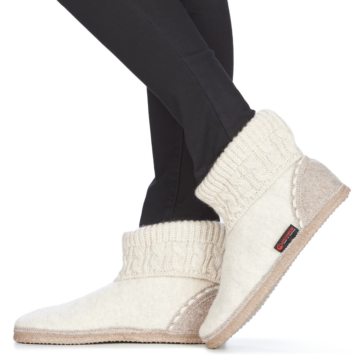 Women's House Slippers Giesswein Beige