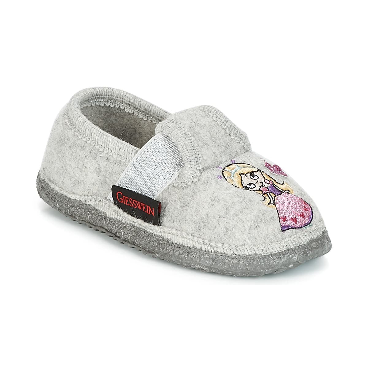 Girls' House Slippers Giesswein Gray