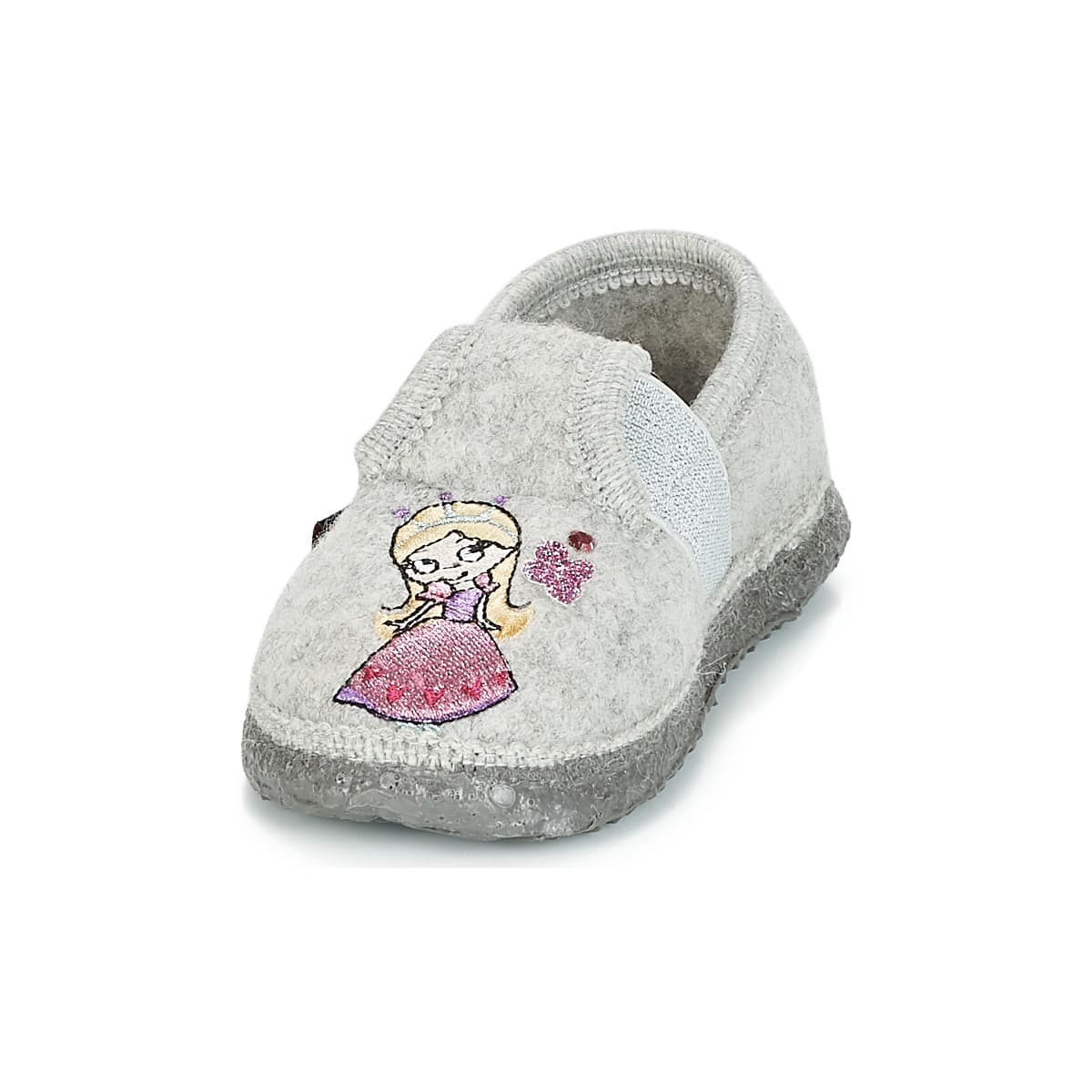 Girls' House Slippers Giesswein Gray