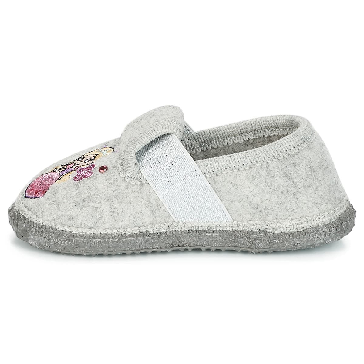 Girls' House Slippers Giesswein Gray
