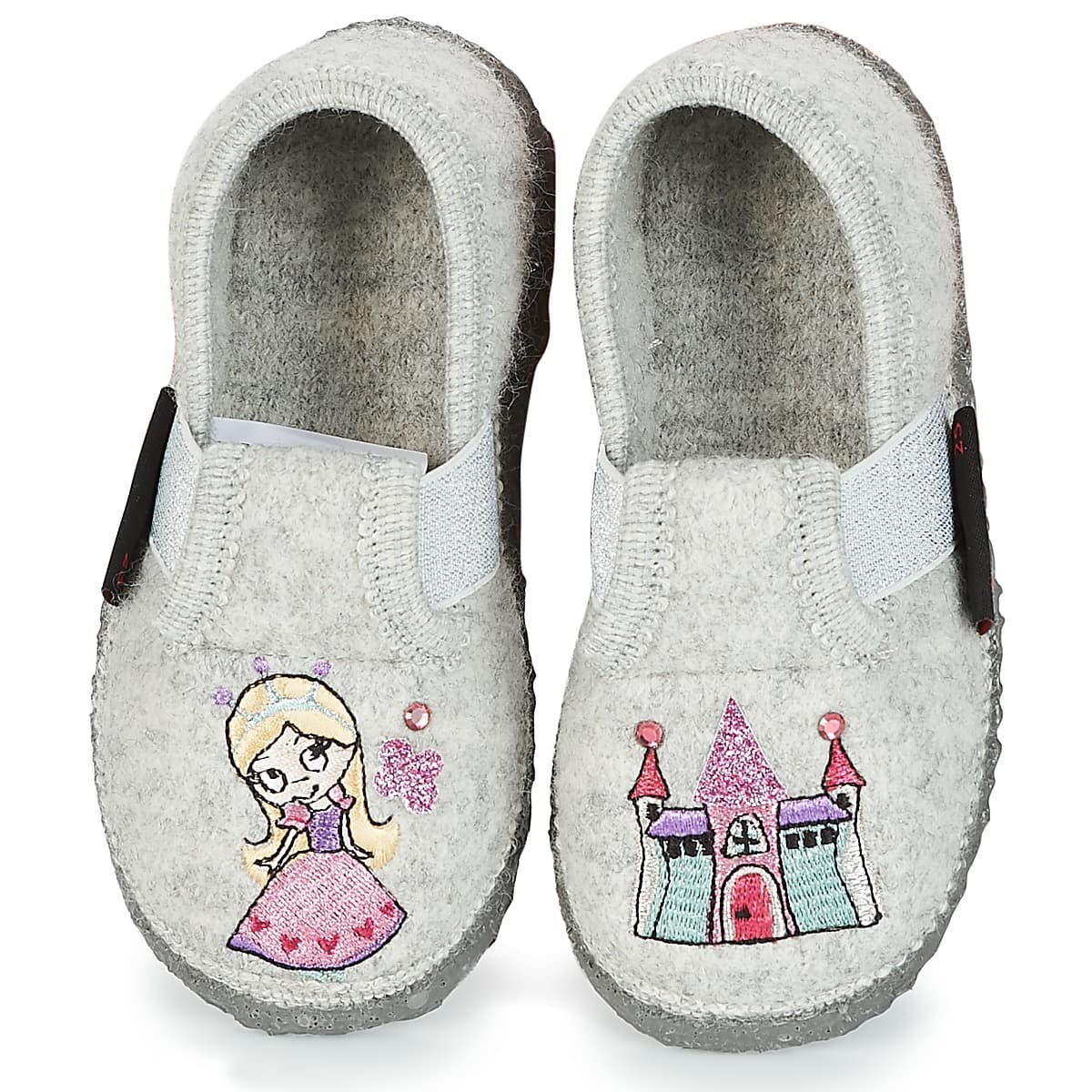 Girls' House Slippers Giesswein Gray