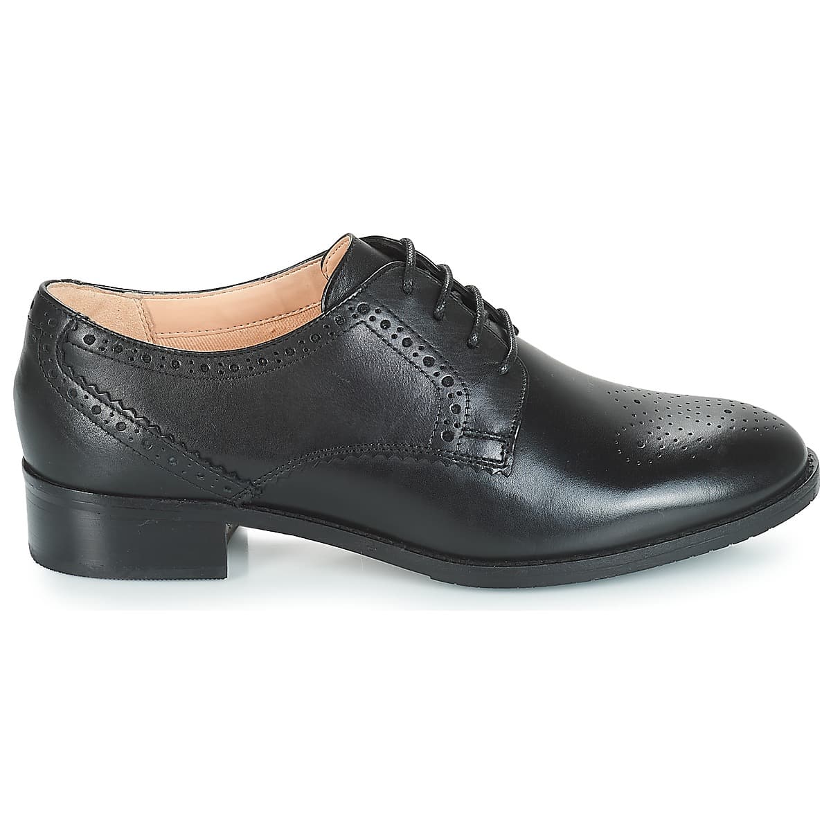 Women's Derby Shoes Clarks Black