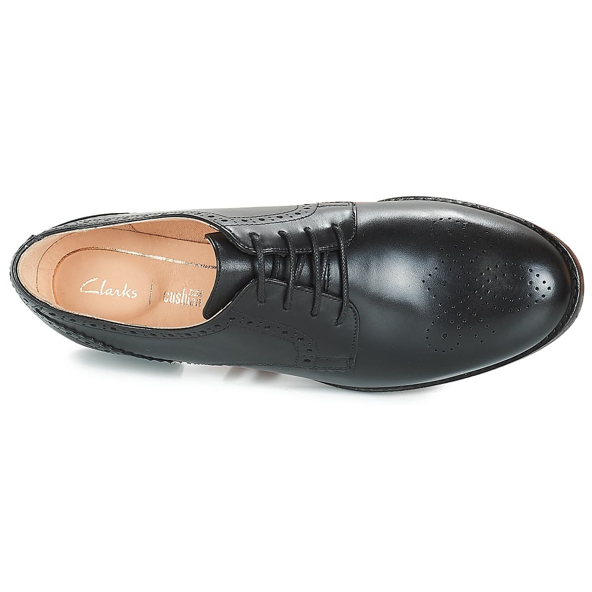 Women's Derby Shoes Clarks Black