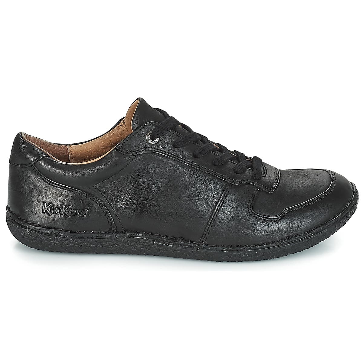 Women's Derby Shoes Kickers Black