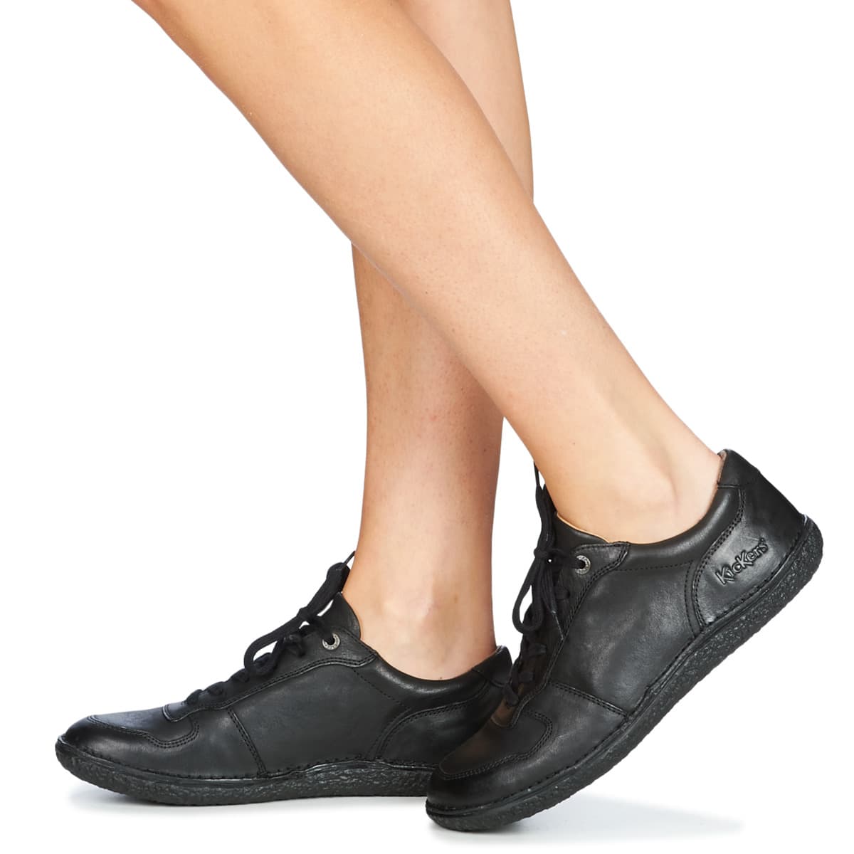 Women's Derby Shoes Kickers Black