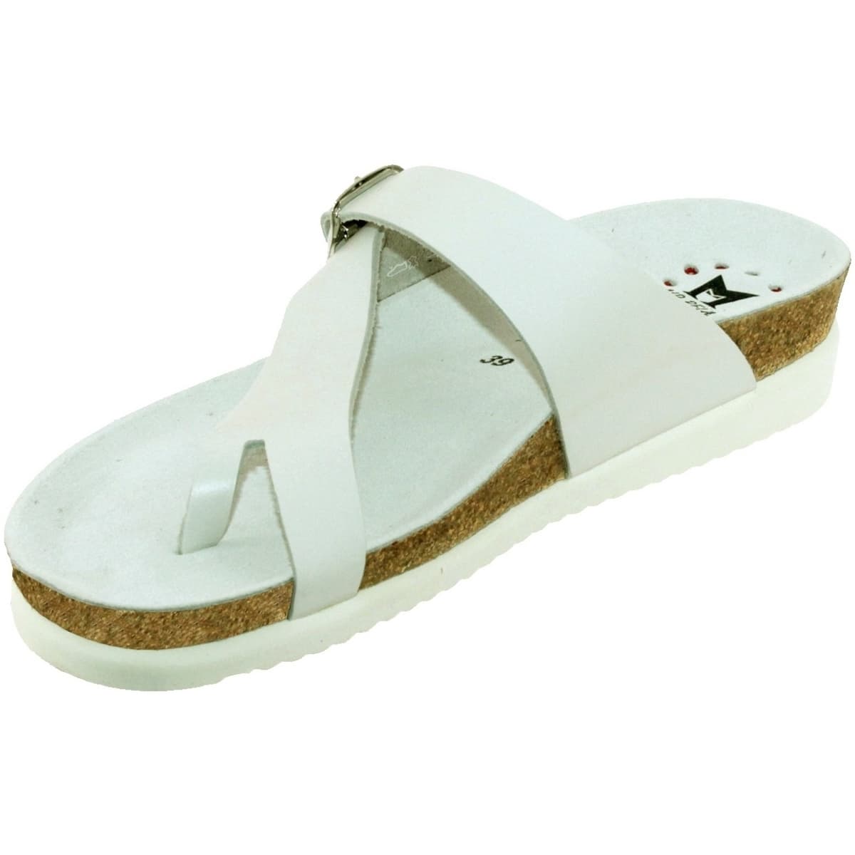 Women's Flip Flops Mephisto White