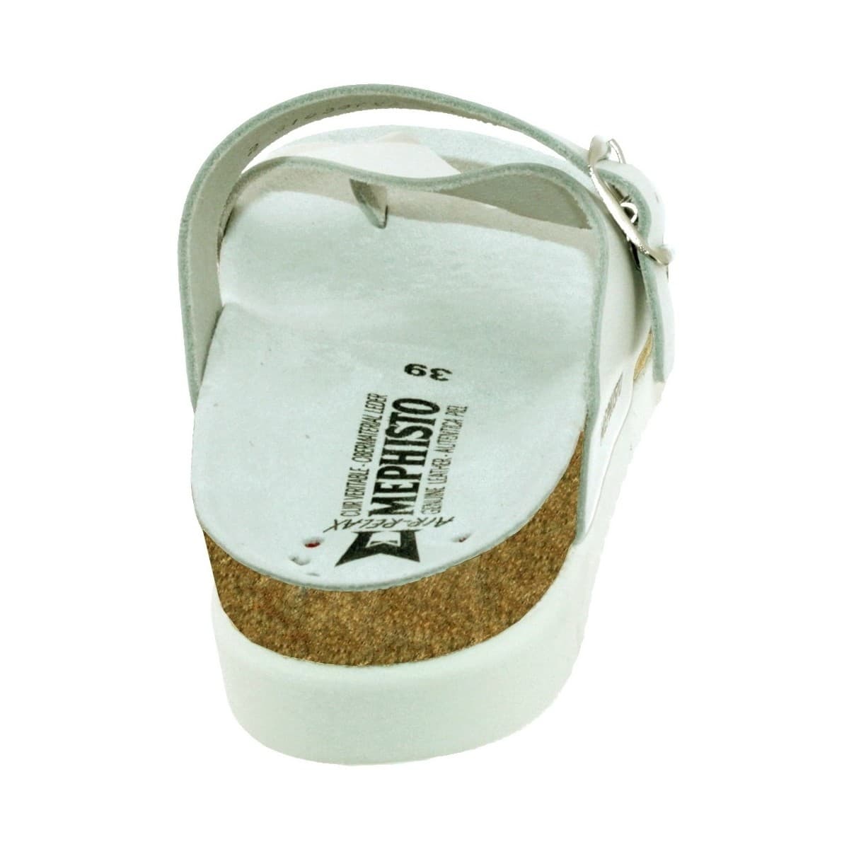 Women's Flip Flops Mephisto White