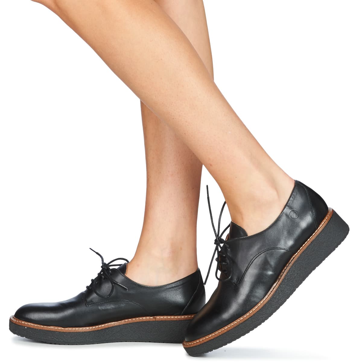 Women's Derby Shoes Dream in Green Black