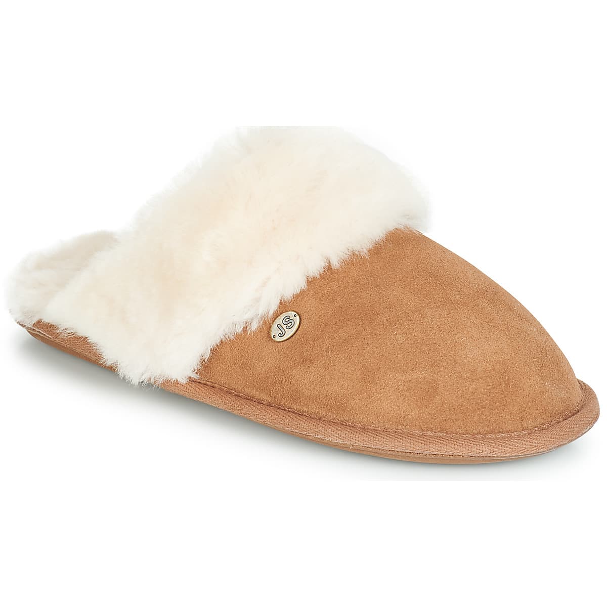 Women's House Slippers Just Sheepskin Brown