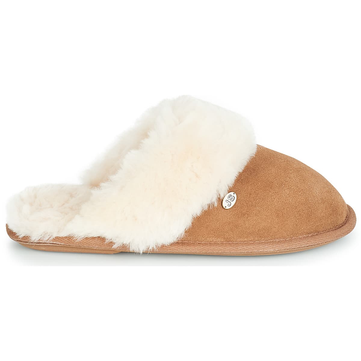 Women's House Slippers Just Sheepskin Brown
