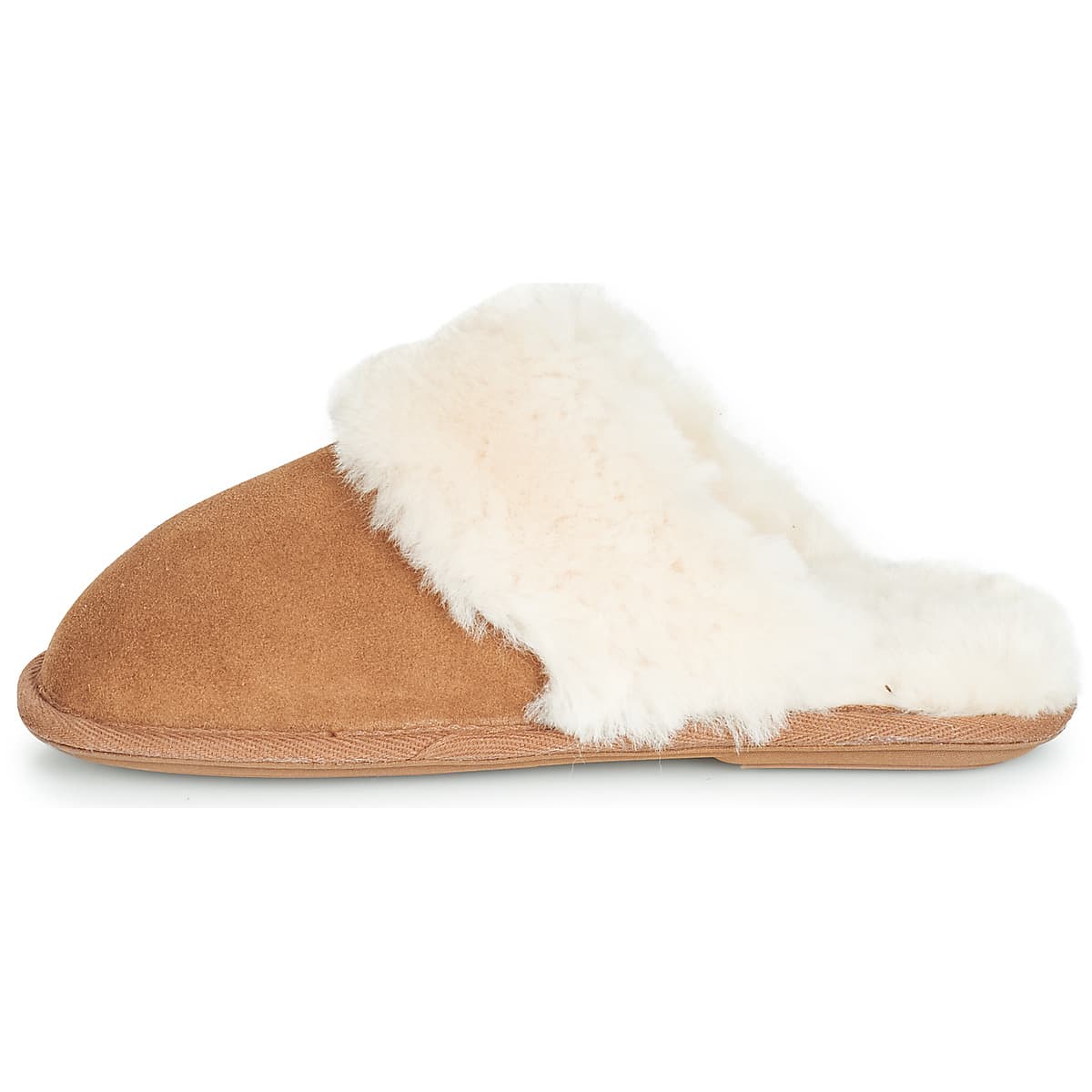 Women's House Slippers Just Sheepskin Brown