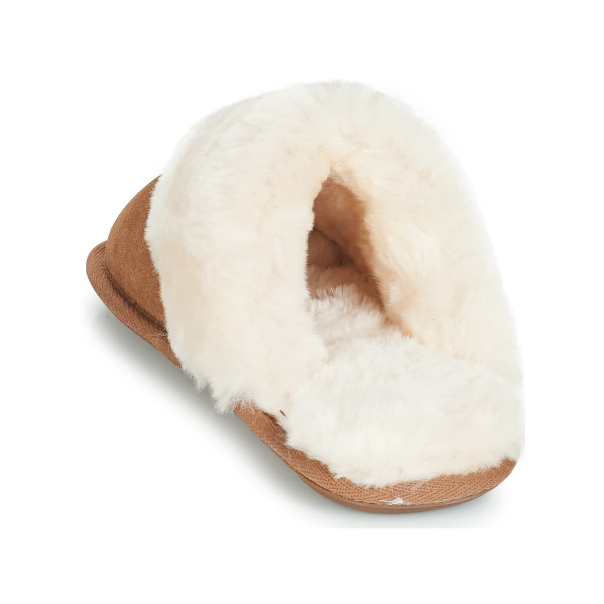 Women's House Slippers Just Sheepskin Brown