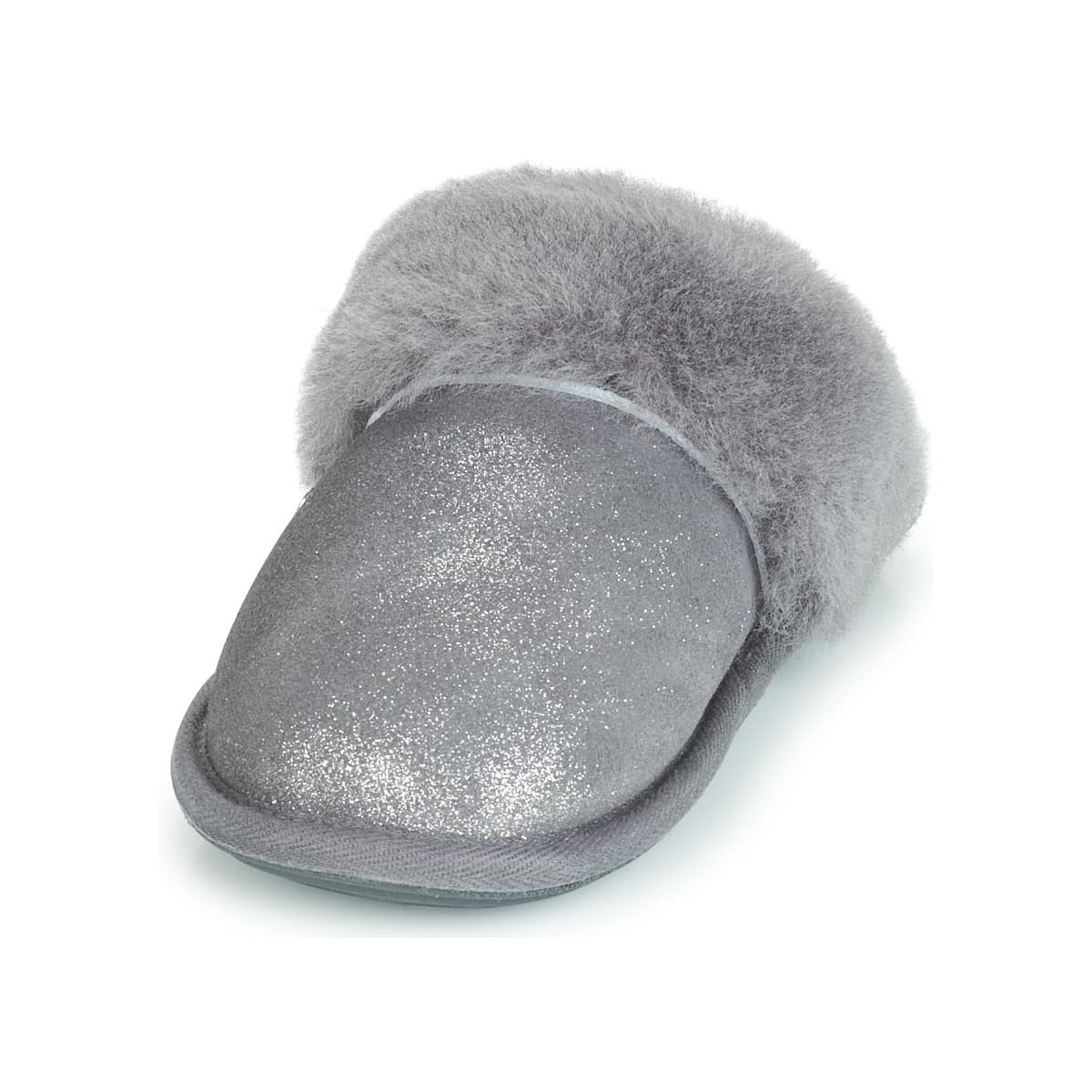 Women's House Slippers Just Sheepskin Gray