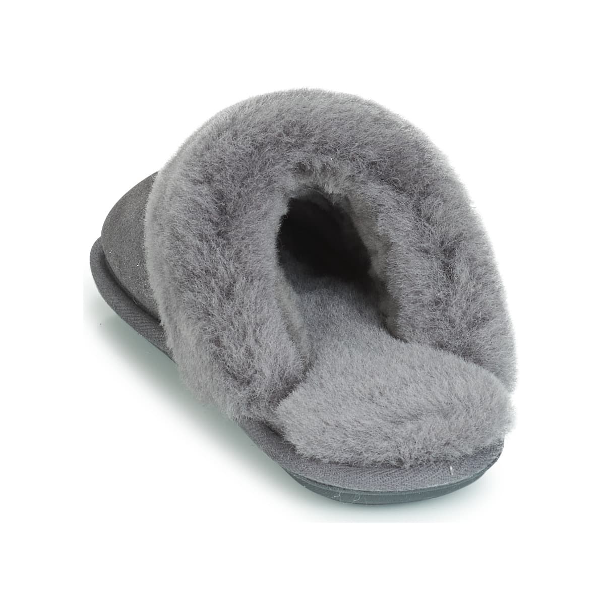 Women's House Slippers Just Sheepskin Gray