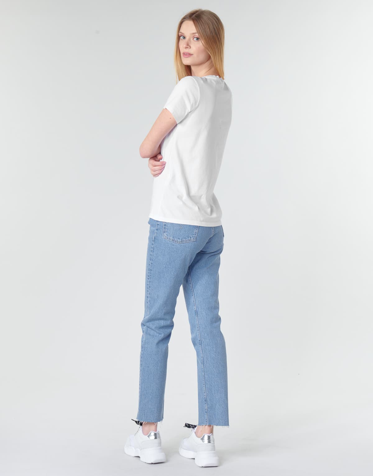 Women's T-Shirts Levis White