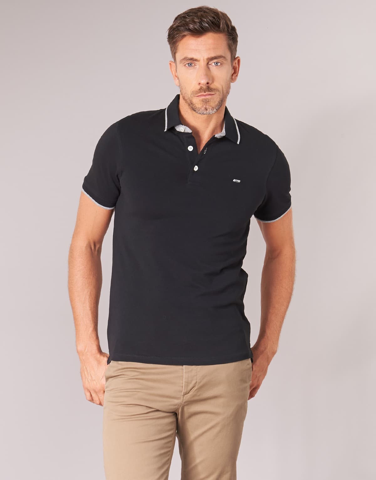 Men's Polo Shirts Jack & Jones Black