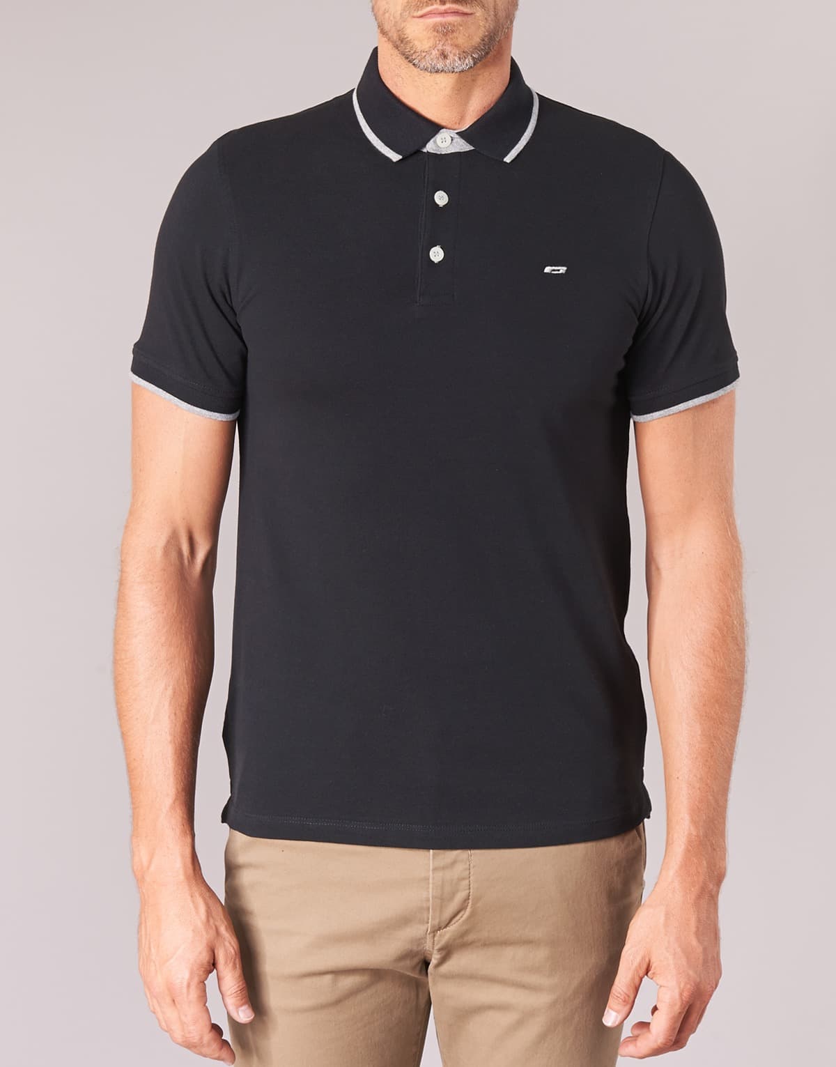 Men's Polo Shirts Jack & Jones Black