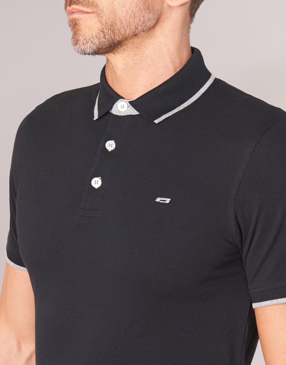 Men's Polo Shirts Jack & Jones Black