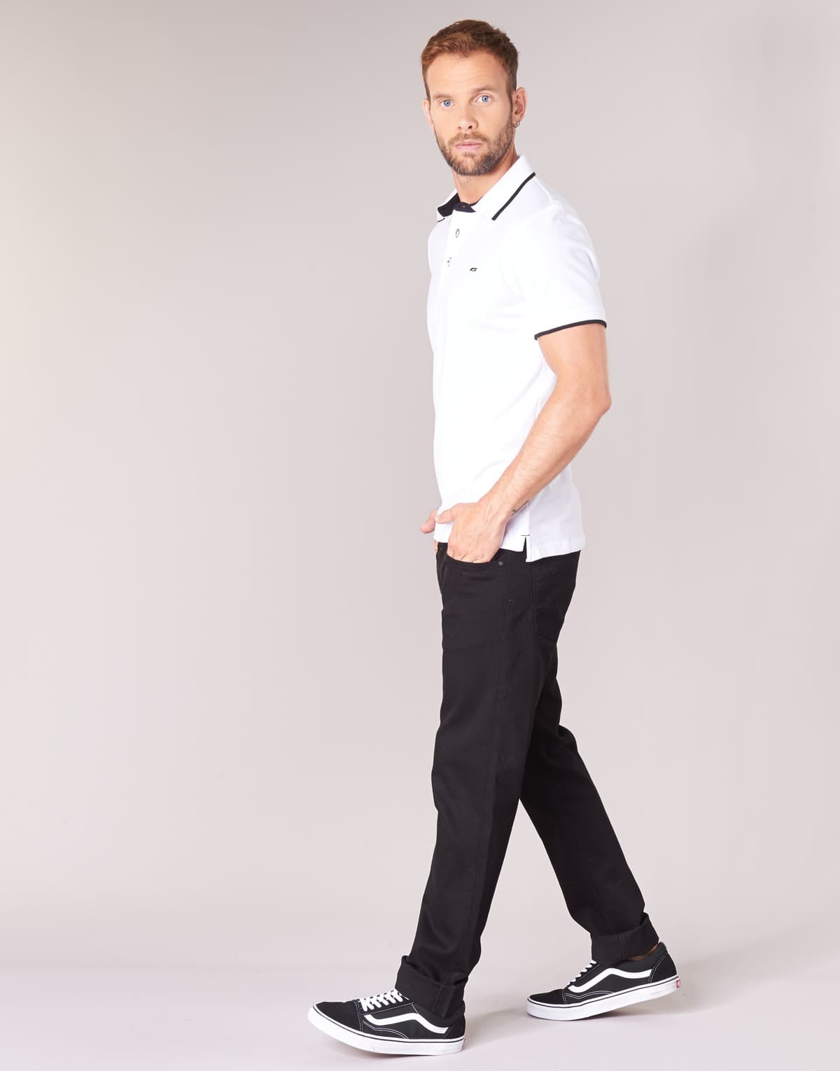 Men's Polo Shirts Jack & Jones White