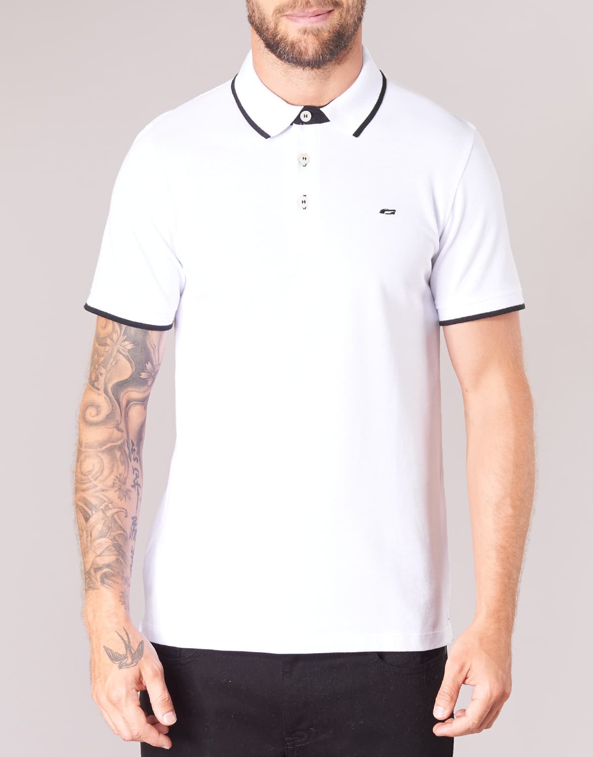 Men's Polo Shirts Jack & Jones White