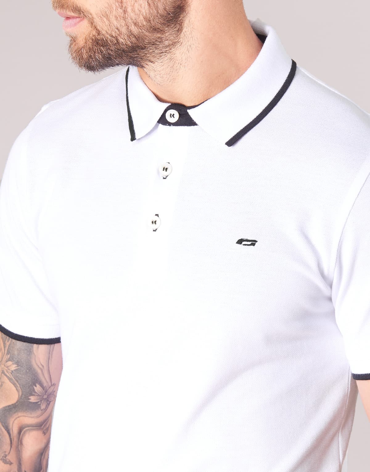 Men's Polo Shirts Jack & Jones White