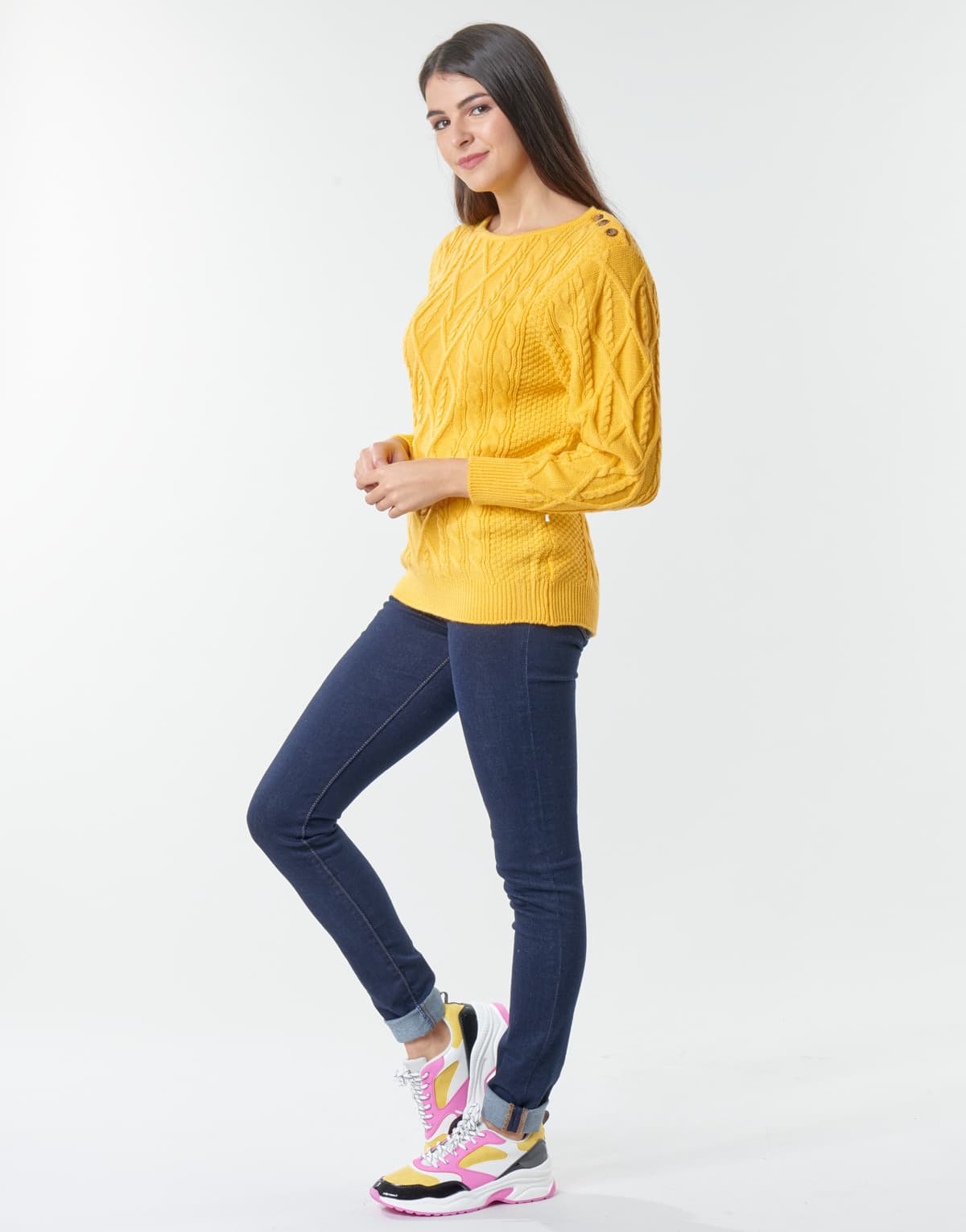 Women's Sweaters Betty London Yellow