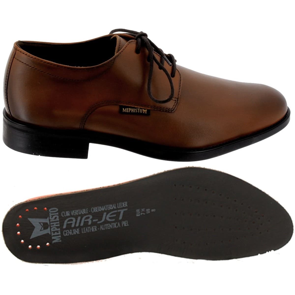 Men's Derby Shoes Mephisto Brown