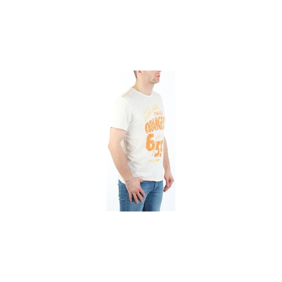 Men's T-Shirts Lee White