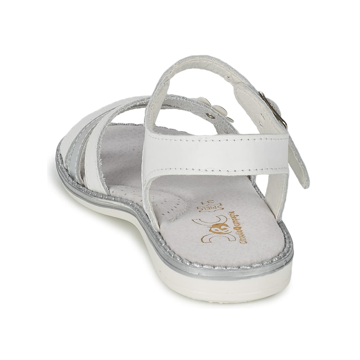 Girls' Sandals Citrouille et Compagnie White