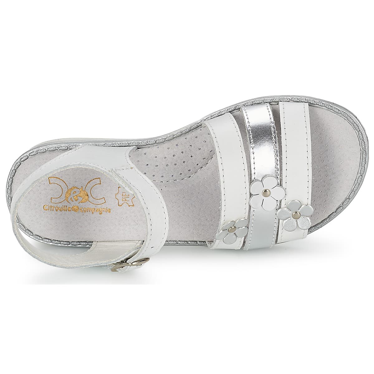 Girls' Sandals Citrouille et Compagnie White