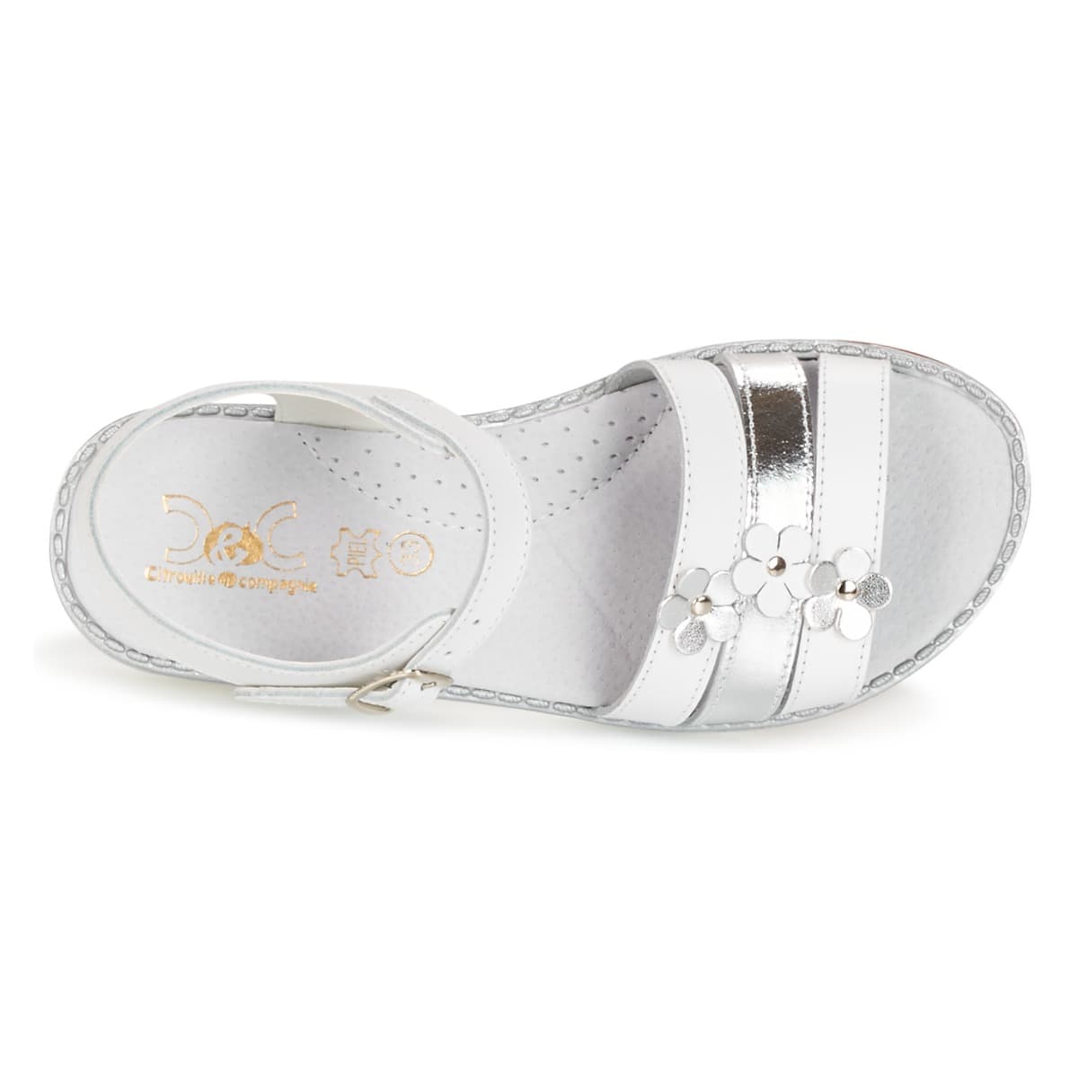 Girls' Sandals Citrouille et Compagnie White