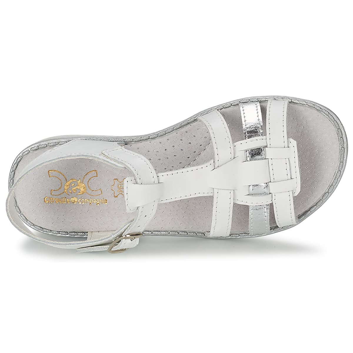 Girls' Sandals Citrouille et Compagnie White
