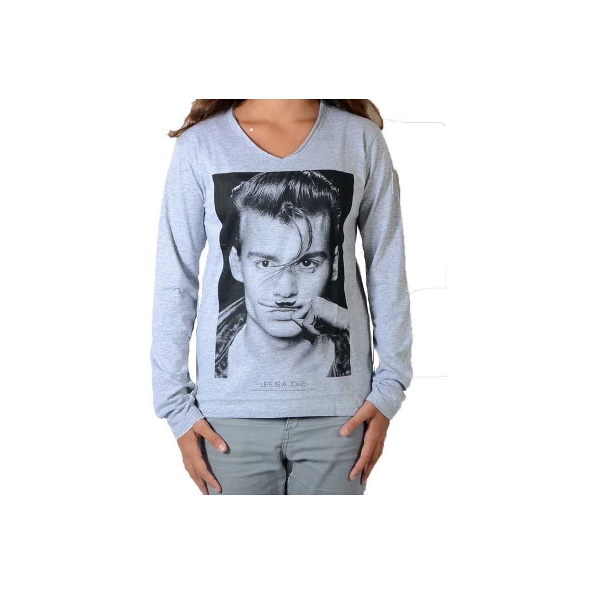 Boys' T-Shirts Eleven Paris Gray