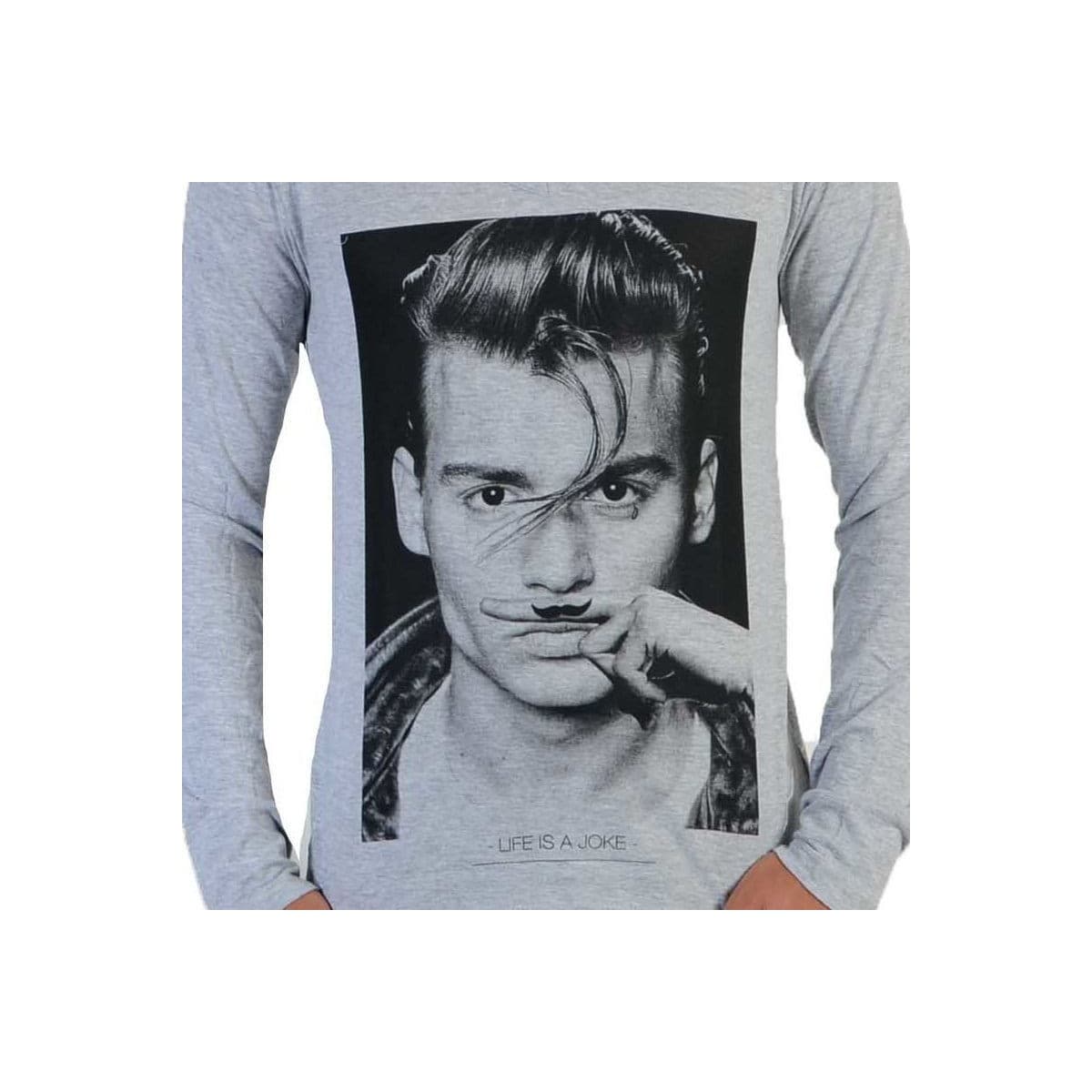 Boys' T-Shirts Eleven Paris Gray