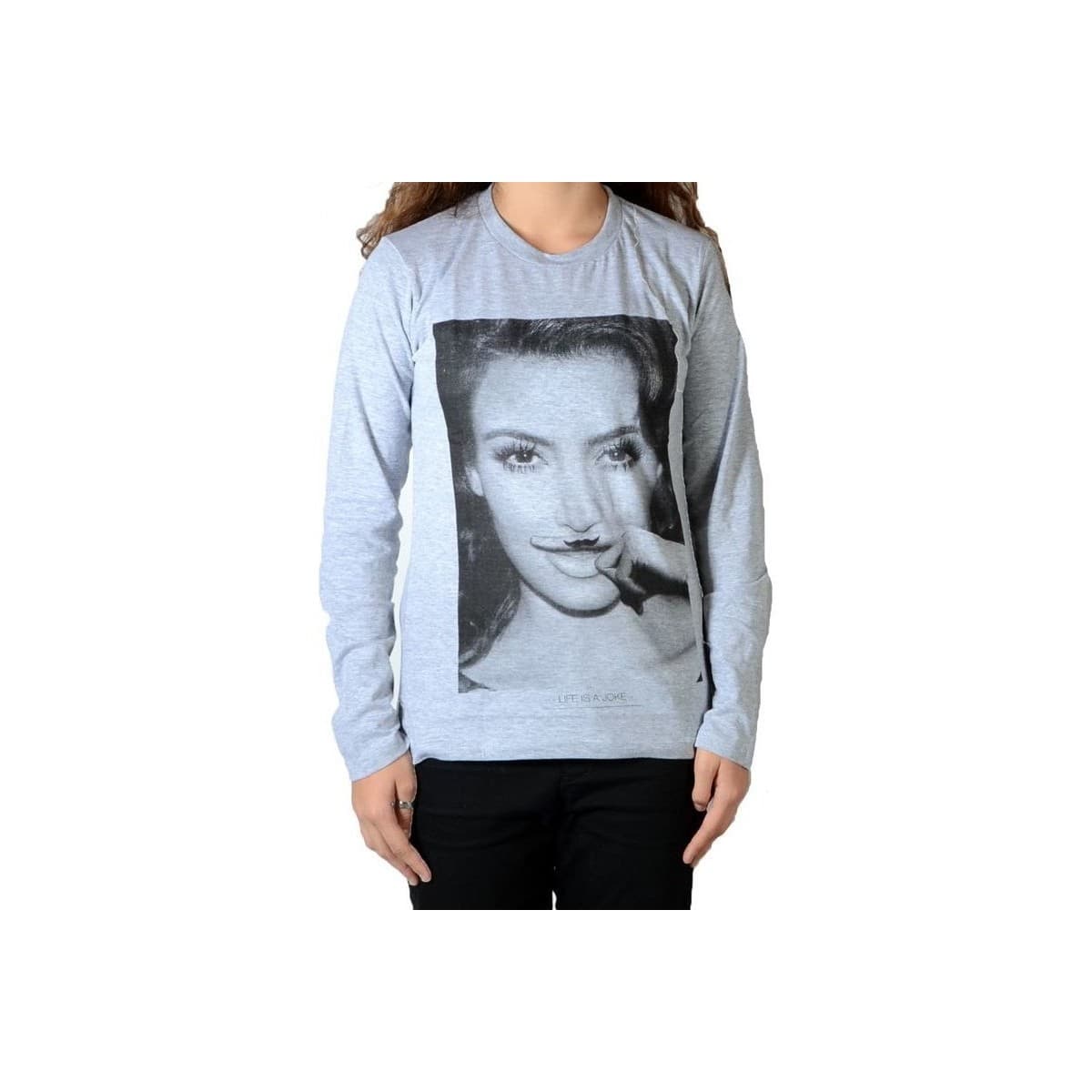 Girls' T-Shirts Eleven Paris Gray