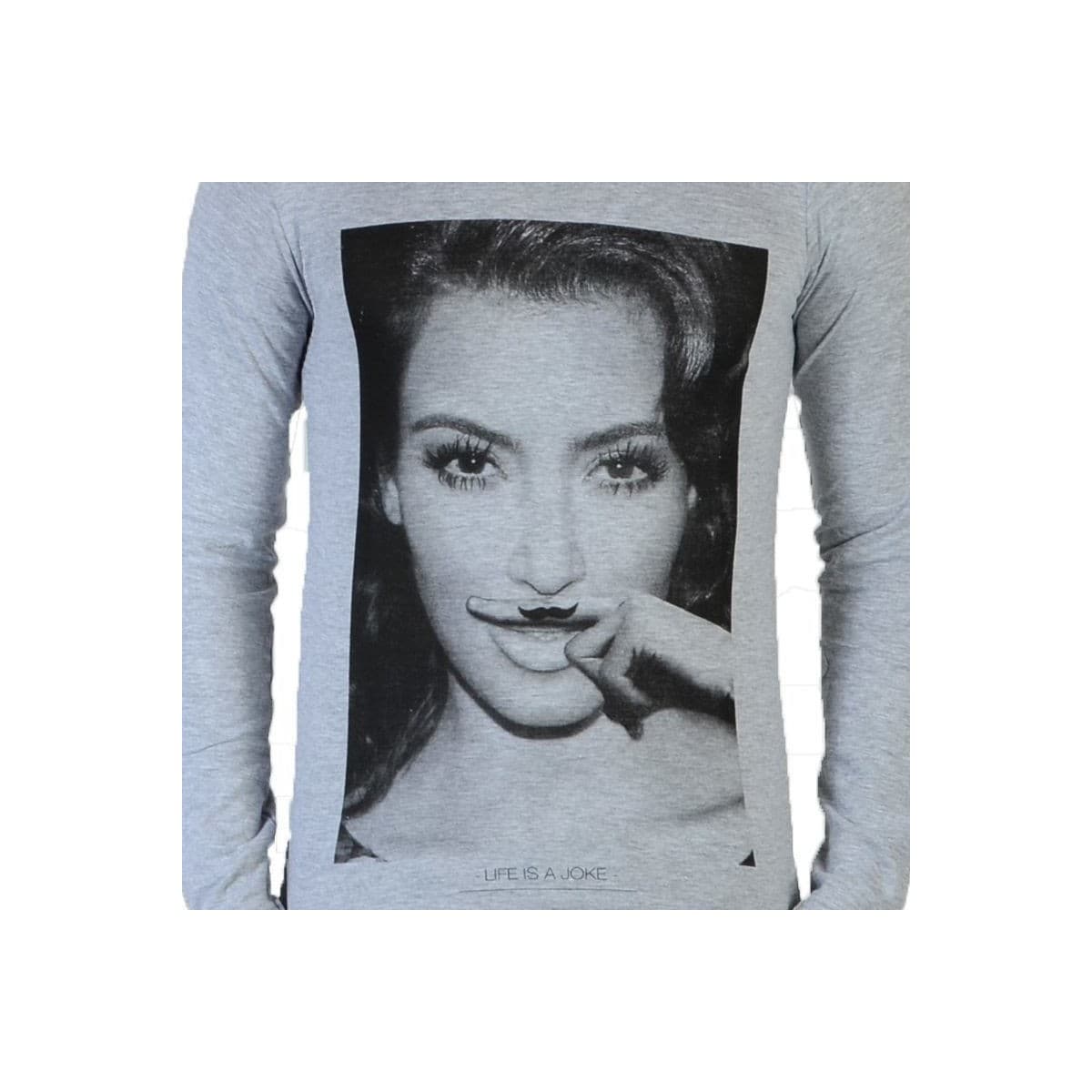 Girls' T-Shirts Eleven Paris Gray