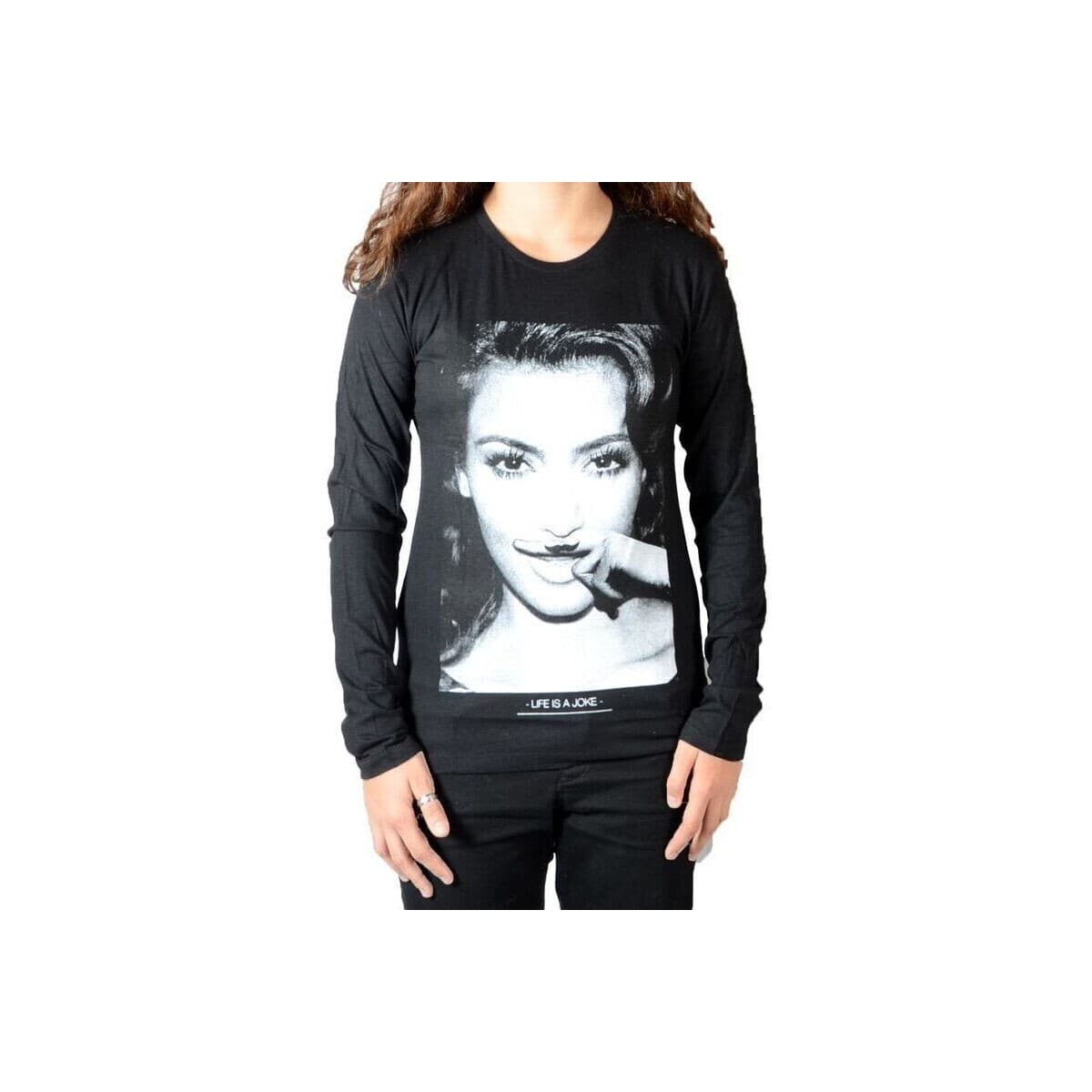 Girls' T-Shirts Eleven Paris Black