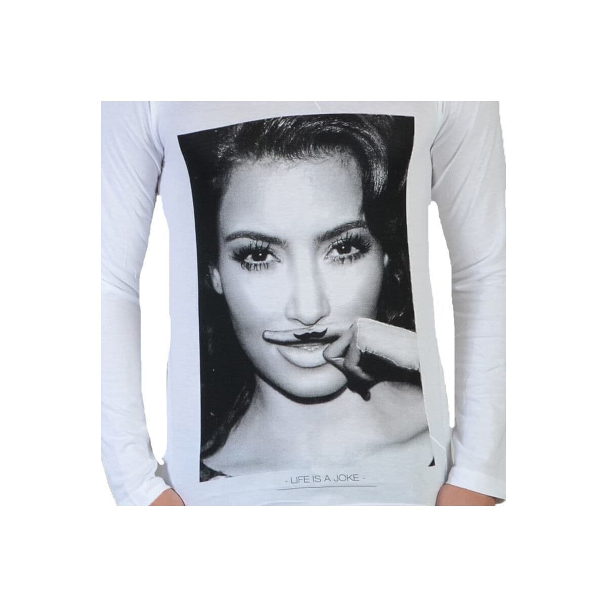 Girls' T-Shirts Eleven Paris White