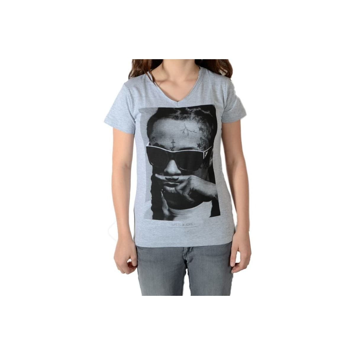 Girls' T-Shirts Eleven Paris Gray