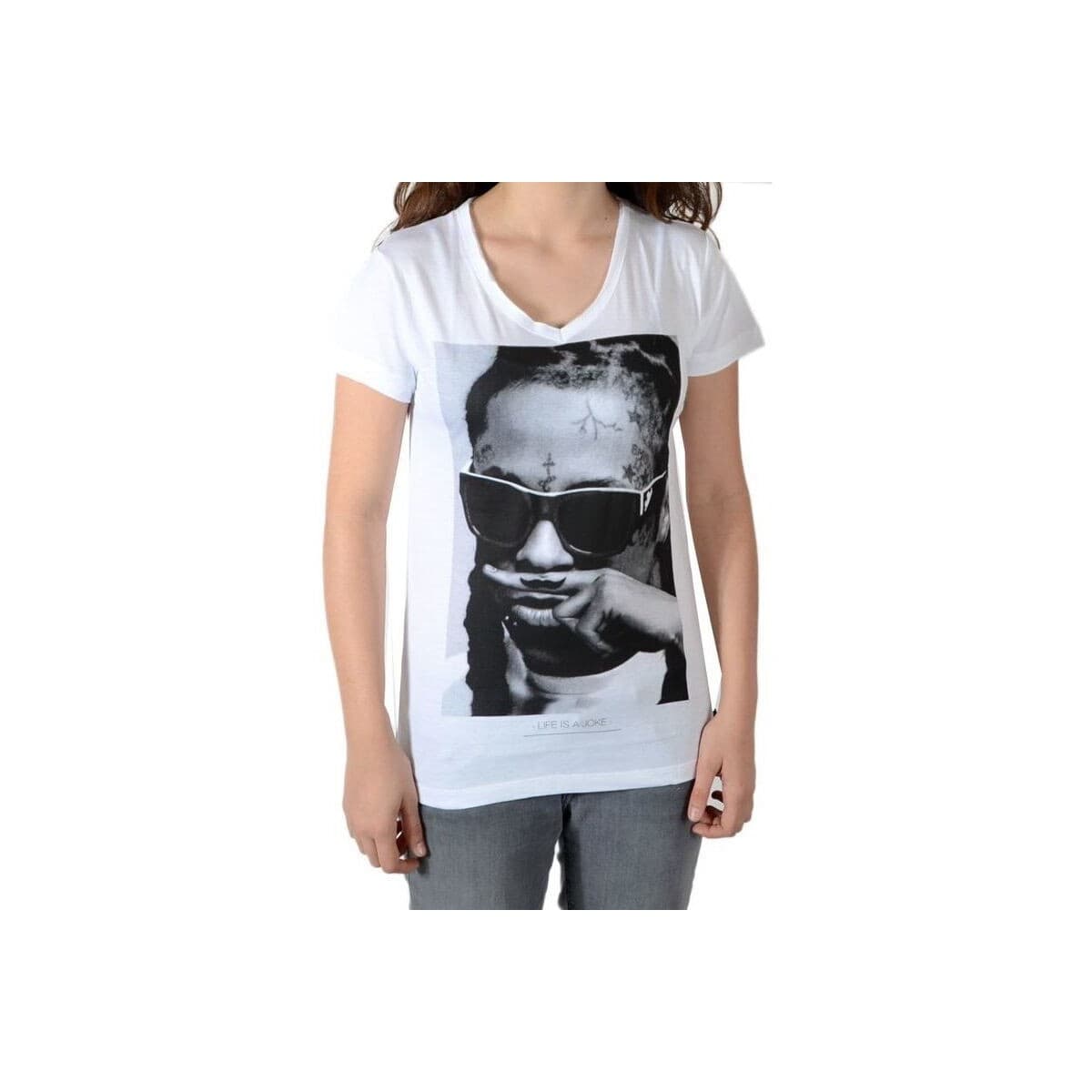 Girls' T-Shirts Eleven Paris White